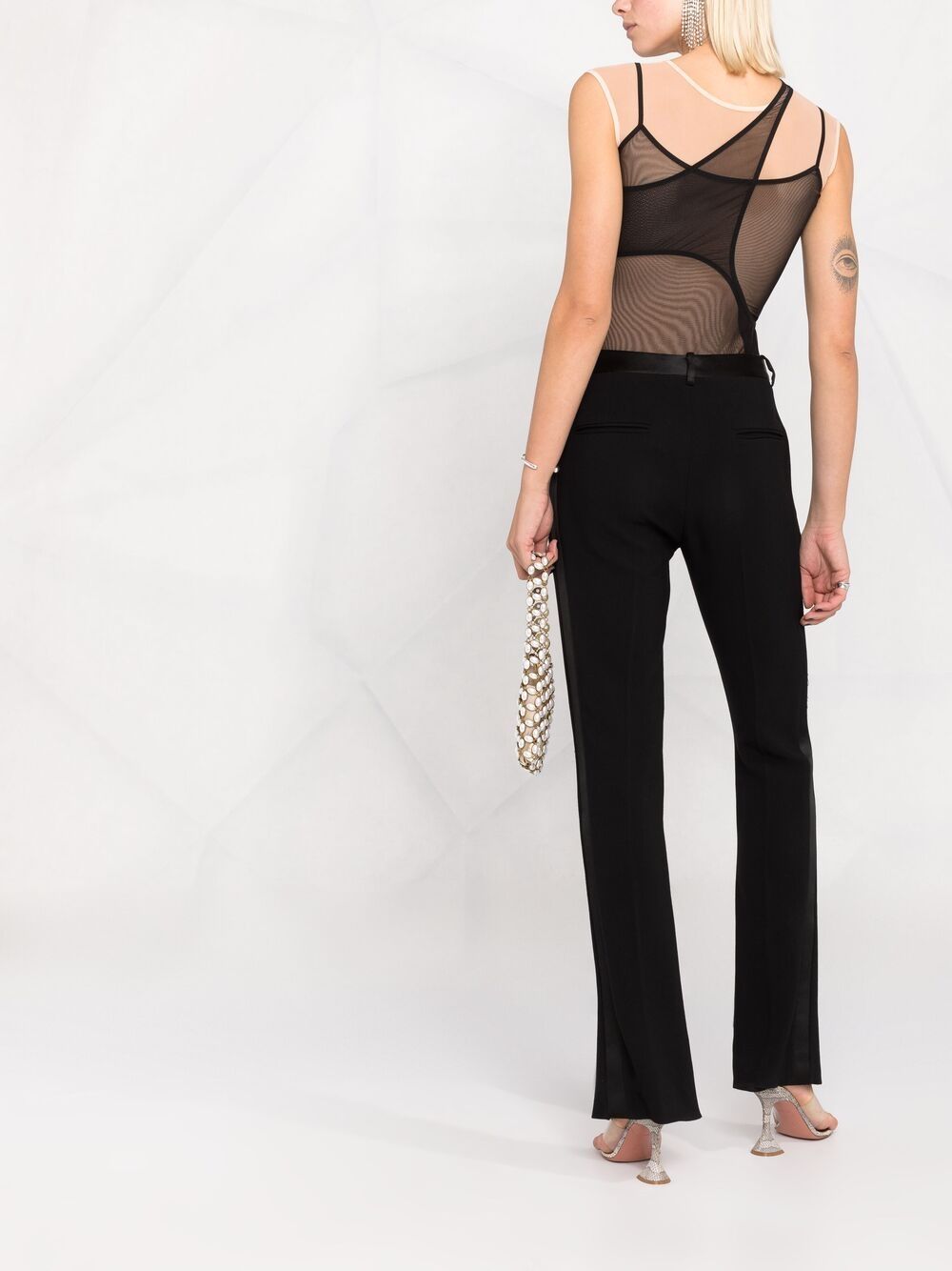 Loulou Panelled Mesh Bodysuit - Farfetch