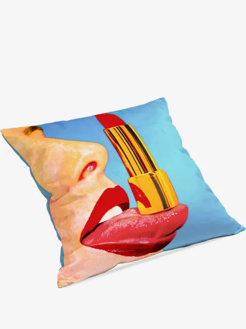 Seletti x Toiletpaper Tongue cushion