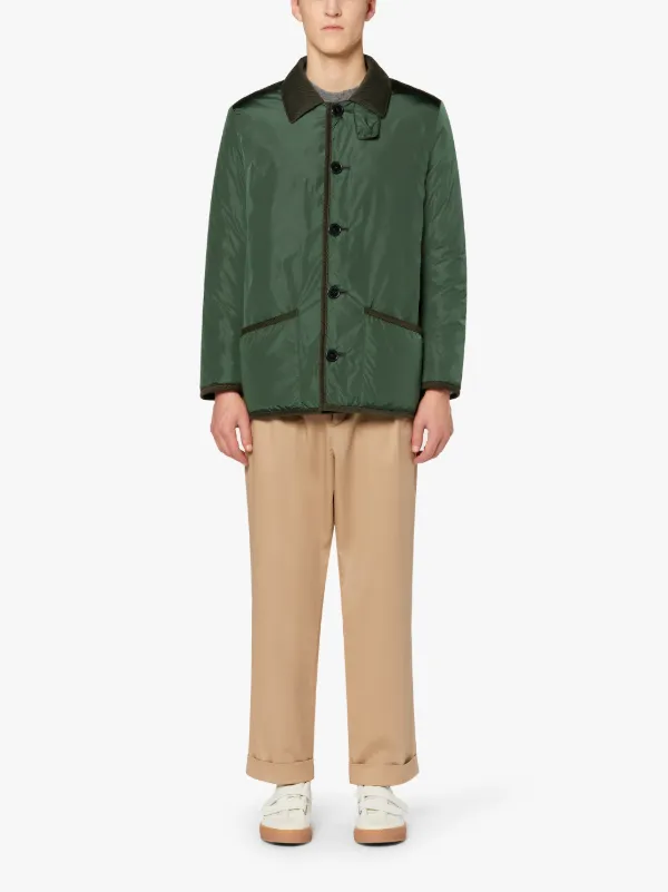 BRUNEL Green Nylon Paddock Jacket | GMC-104