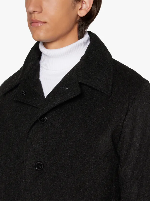 CORPUS Charcoal Storm System Wool Thermal Blazer | GQC-108