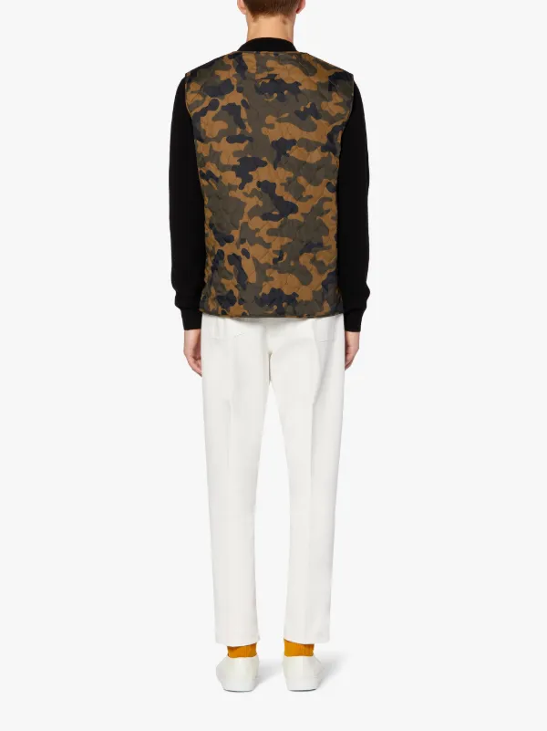 GENERAL Camo Ripstop Nylon Gilet | GQM-211