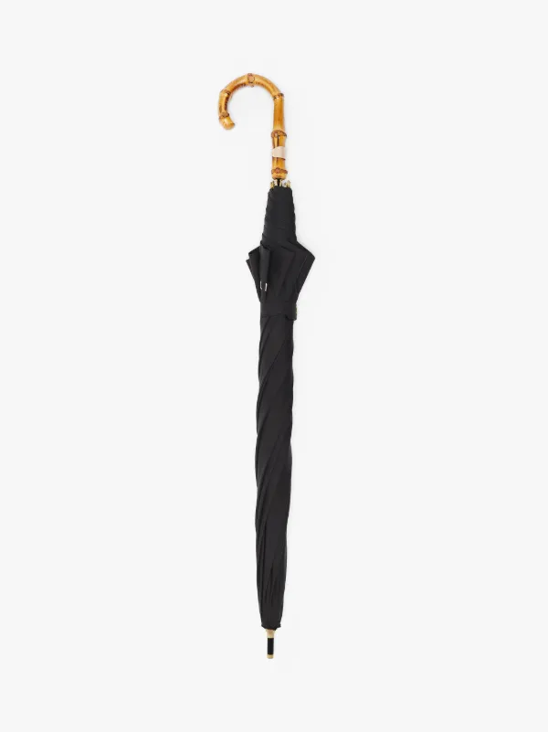HERIOT Black Whangee Handle Stick Umbrella | ACC-030