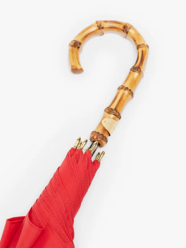 HERIOT Red Whangee Handle Stick Umbrella | ACC-030