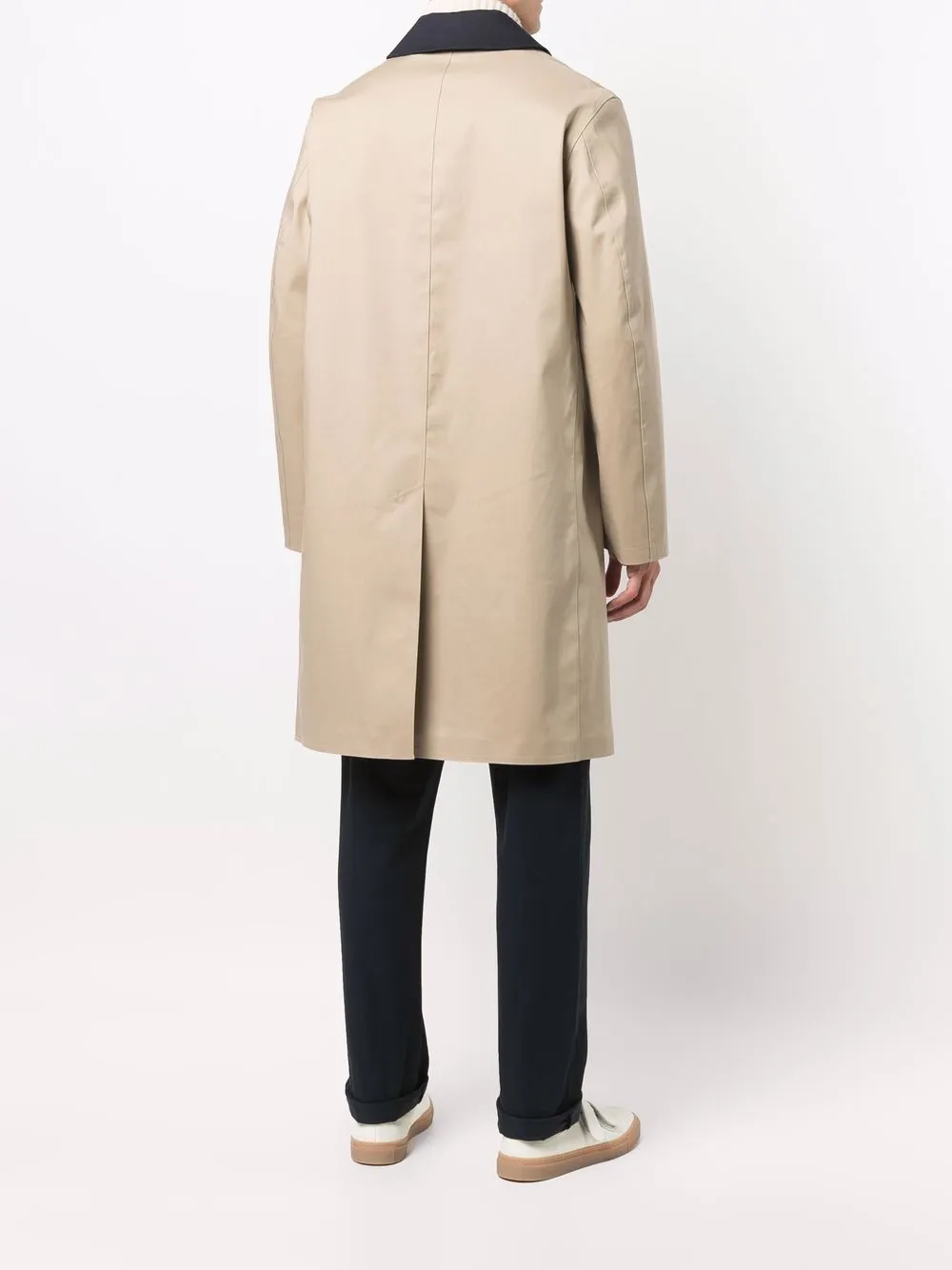 Mackintosh Oxford Mid-length Coat In Fawn | ModeSens