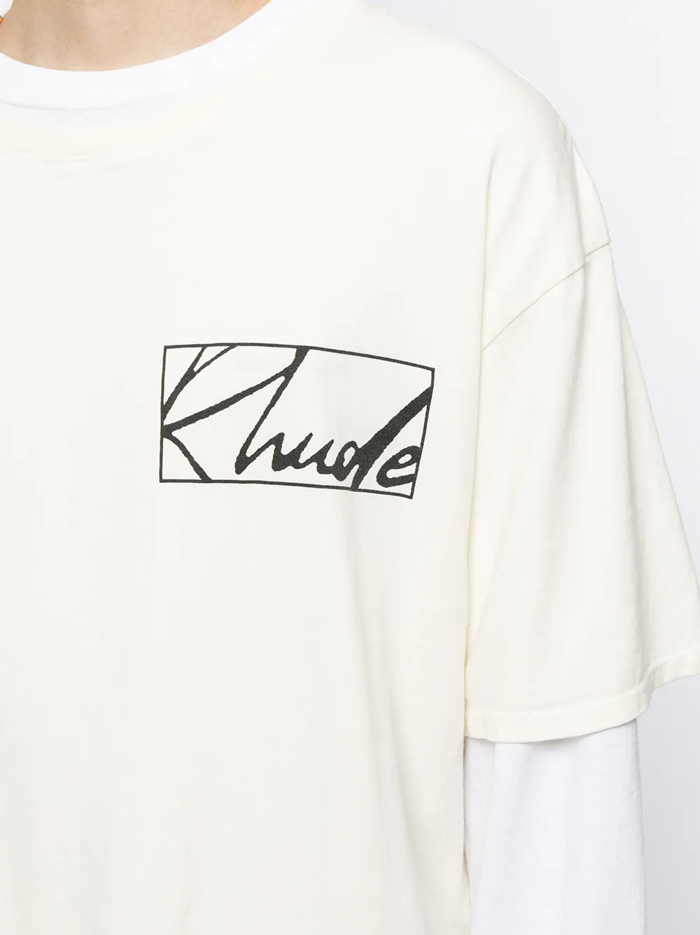 фото Rhude футболка с логотипом