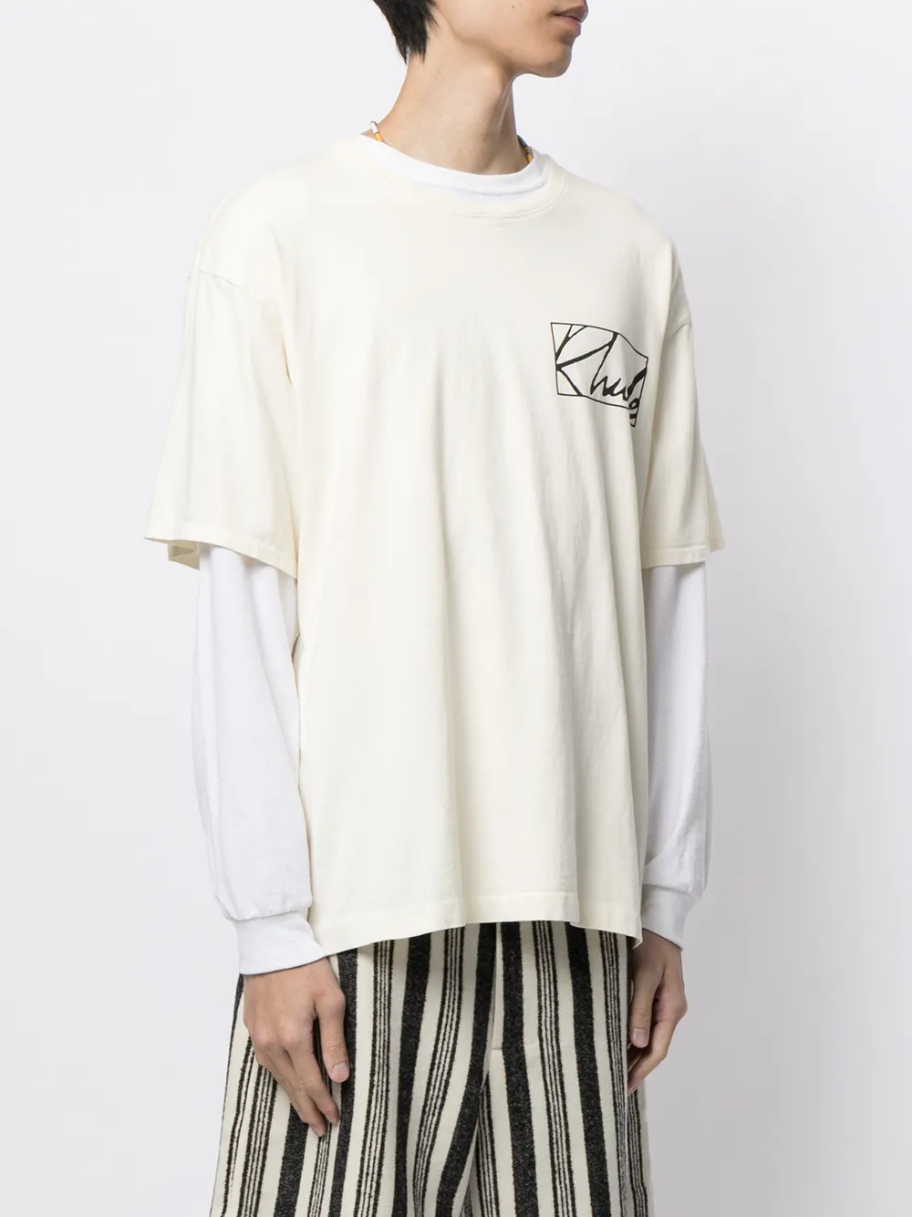 фото Rhude футболка с логотипом