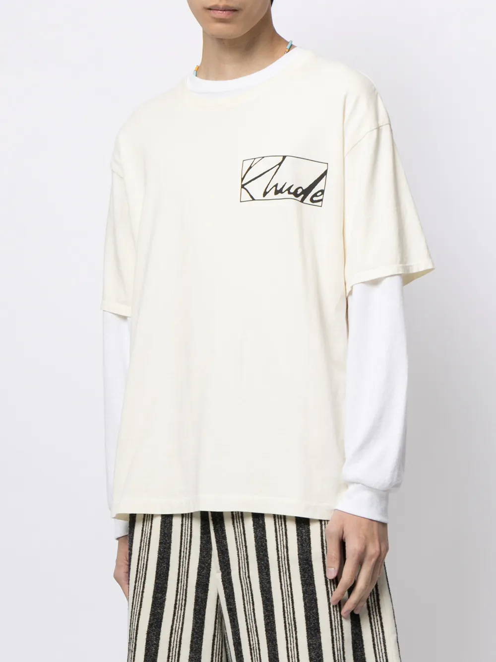 фото Rhude футболка с логотипом