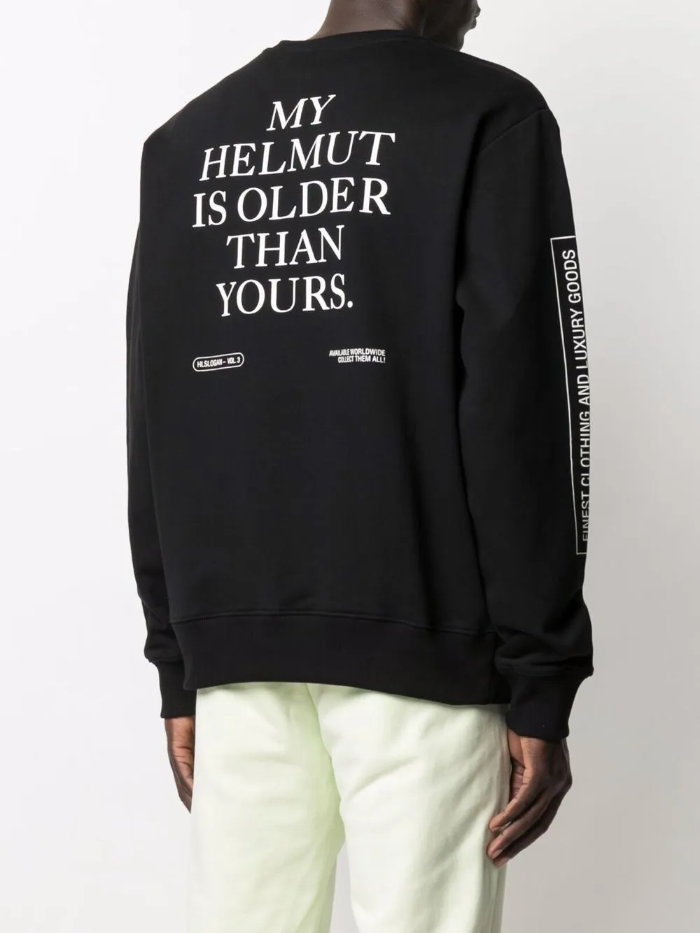 фото Helmut lang толстовка older с принтом