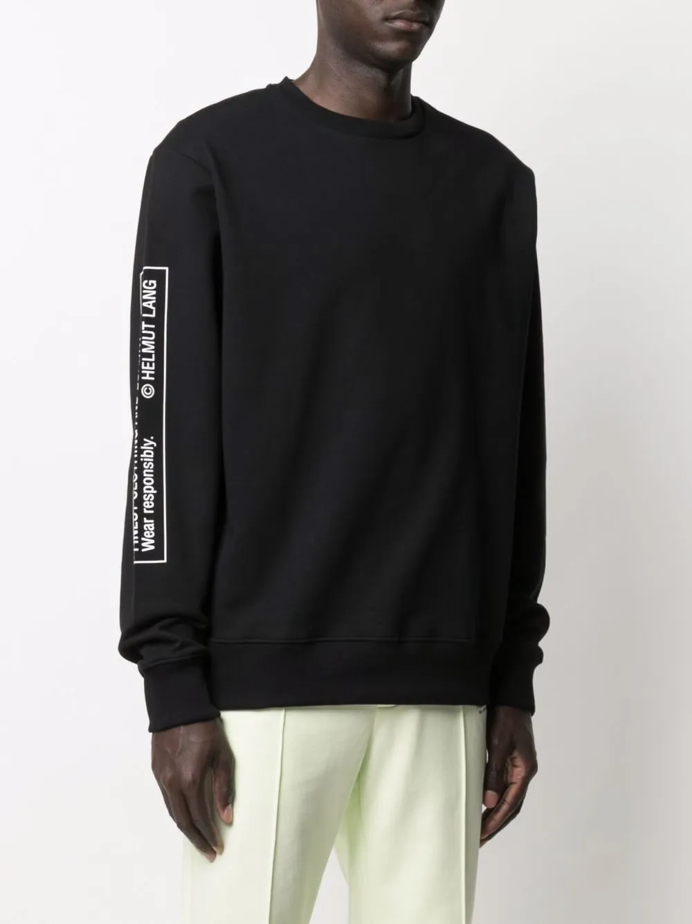 фото Helmut lang толстовка older с принтом