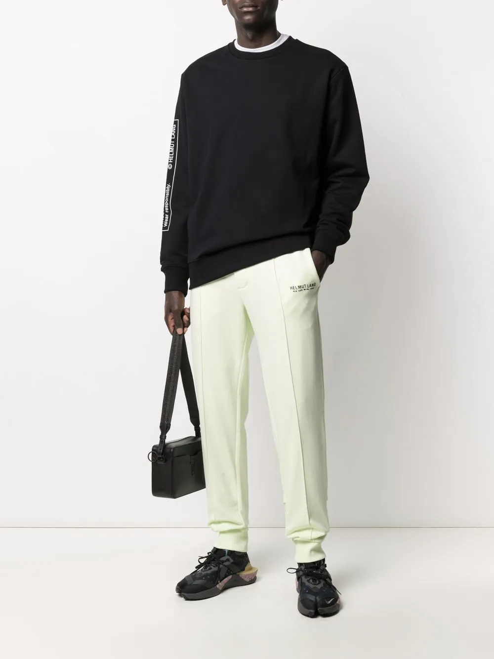 фото Helmut lang толстовка older с принтом