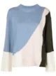 Image 1 of Apiece Apart Shasta color-block cashmere sweater