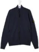 Image 1 of Stone Island Junior TEEN logo patch bomber jacket