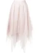 Image 1 of Marc Le Bihan handkerchief-hem ombré skirt