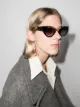 Image 2 of Prada Eyewear tortoiseshell-effect cat-eye sunglasses