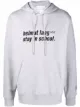 Image 1 of Helmut Lang Stay in School-print hoodie