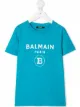 Image 1 of Balmain Kids logo-print cotton T-Shirt