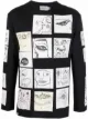 Image 1 of Charles Jeffrey Loverboy patch-detail crew neck sweatshirt