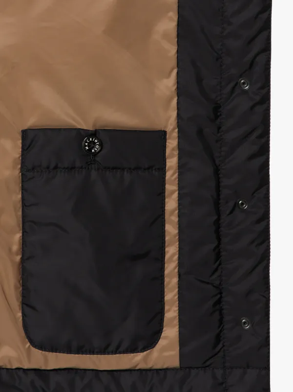ANNABEL Black Nylon Liner Vest | LQV-005