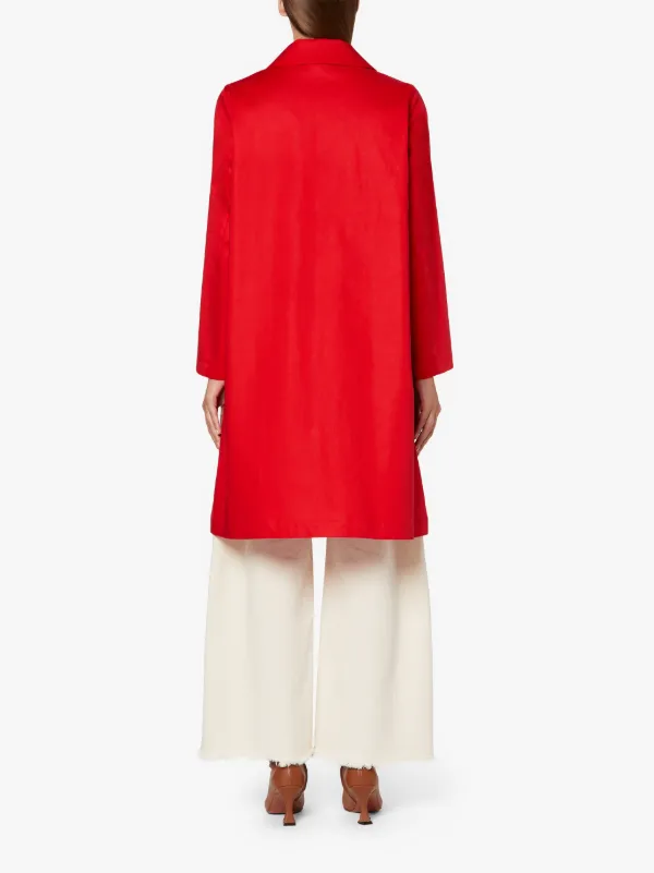 BANTON Red RAINTEC Cotton Coat | LM-1057