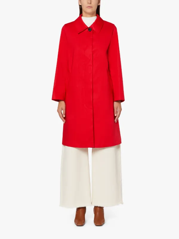 BANTON Red RAINTEC Cotton Coat | LM-1057