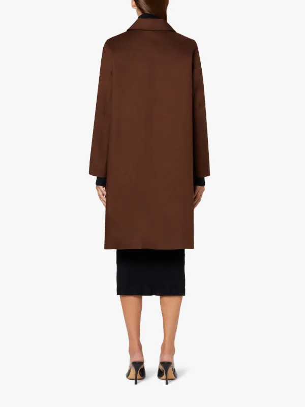 BANTON Brown Bonded Cotton Coat | LR-1032