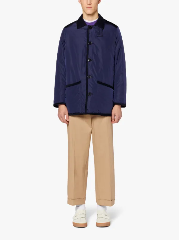 BRUNEL Blue Nylon Paddock Jacket | GMC-104