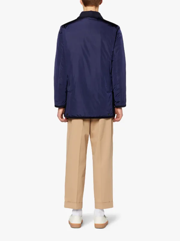 BRUNEL Blue Nylon Paddock Jacket | GMC-104
