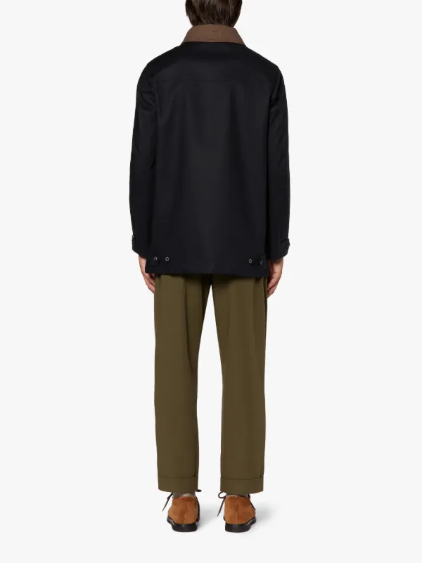 NEW BLOOMSBURY Black RAINTEC Cotton Jacket | GMC-108