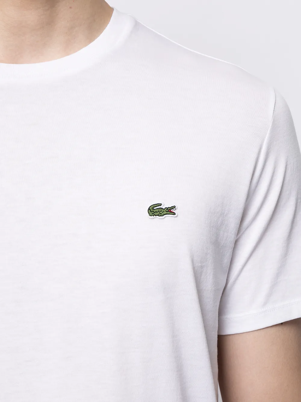 фото Lacoste футболка с нашивкой-логотипом