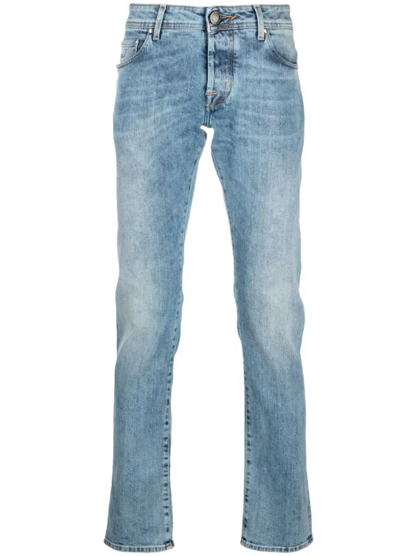Jacob Cohen جينز ضيق بخصر متوسط - Farfetch
