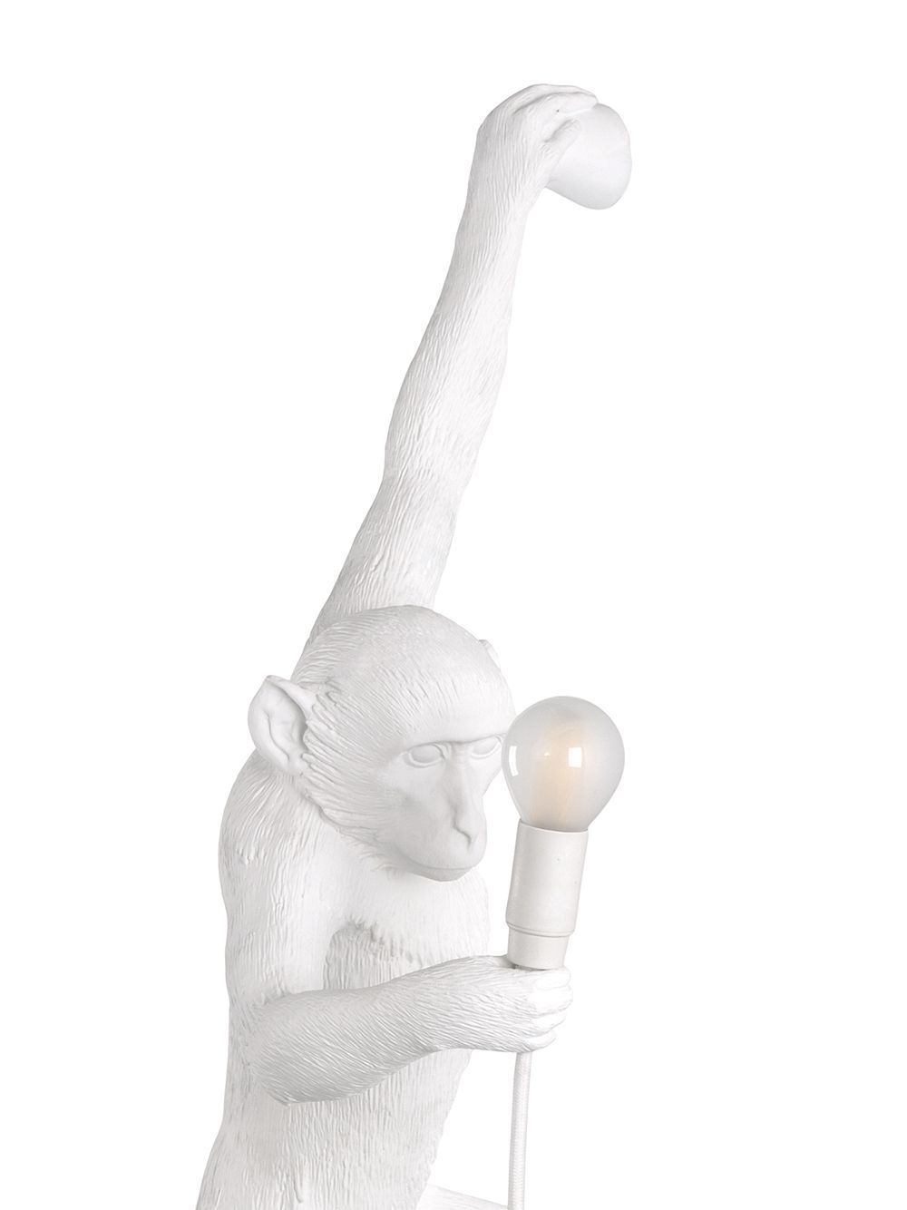 Seletti Hanglamp met aap - Wit