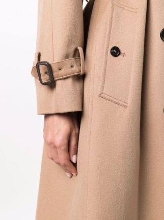 Ally belted trench coat展示图