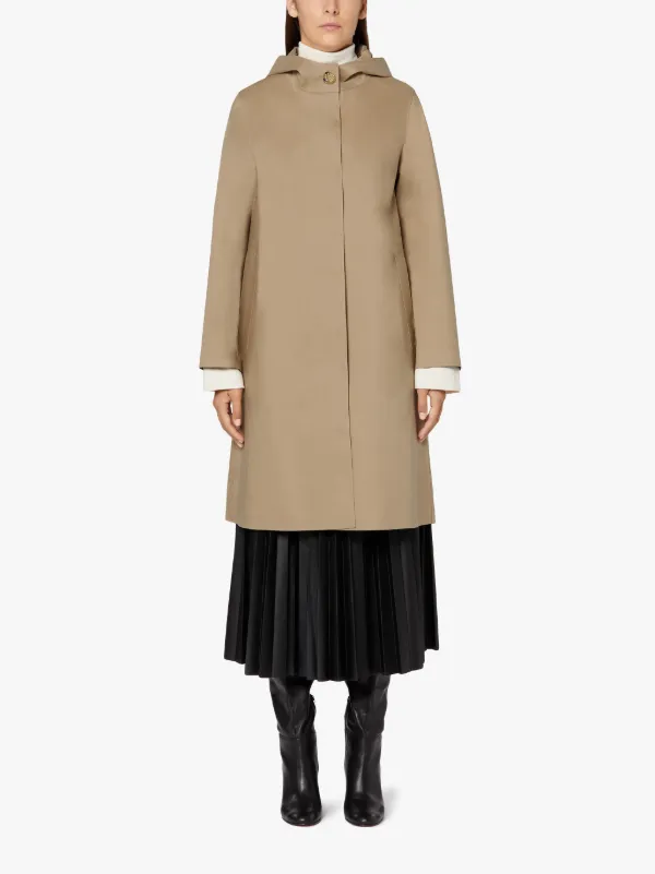 WATTEN Fawn Bonded Cotton Hooded Coat | LR-1023