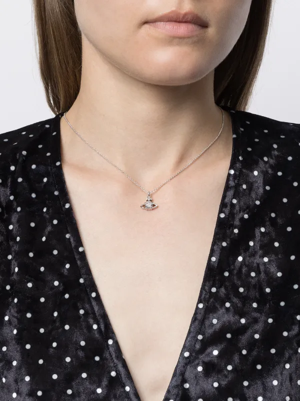 Vivienne Westwood Necklace On Model 