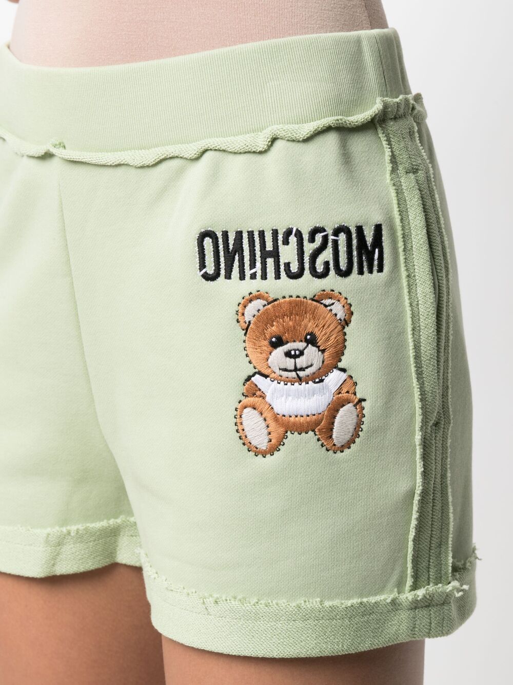 фото Moschino шорты с вышивкой teddy