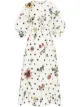 Image 1 of Oscar de la Renta polka dot flared dress