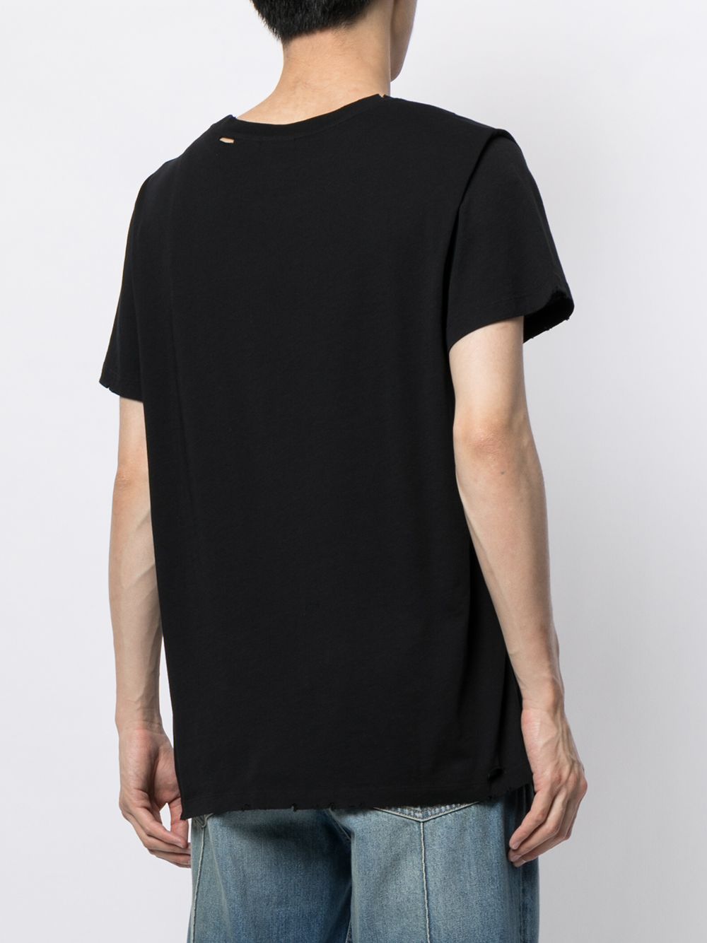 Shop Cool Tm Embroidered Detailing T-shirt In 黑色