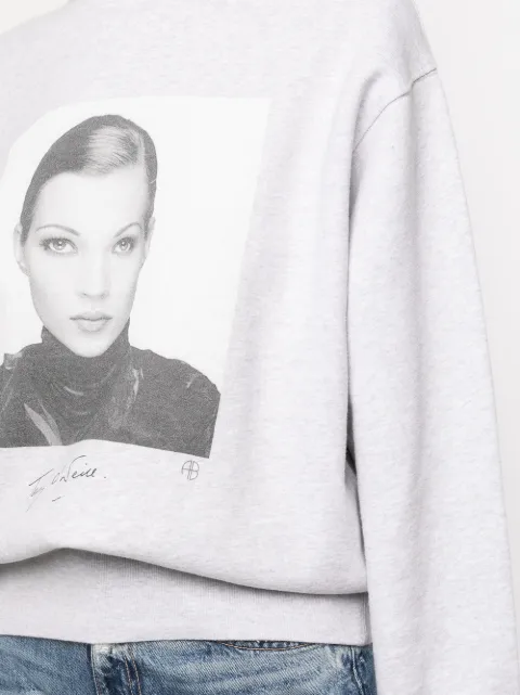 ANINE BING Kate Moss Print Sweatshirt - Farfetch