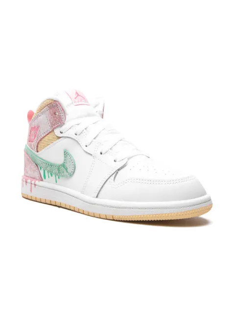 Jordan Kids Jordan 1 Mid SE "Ice Cream" sneakers