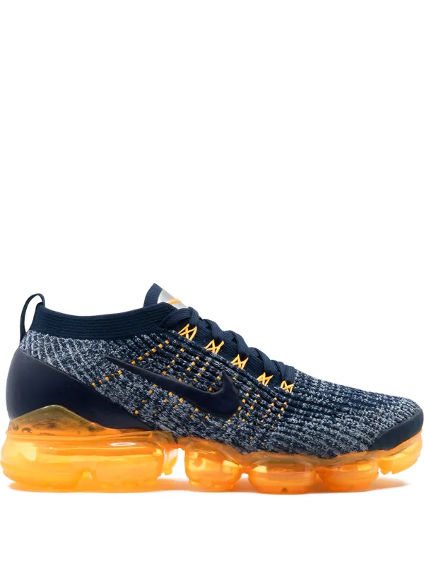 シューズ NIKE AIR VAPORMAX FLYKNIT 3 New Nike Air Vapormax Flyknit 3 Grey Orange Men's Size