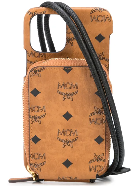 Mcm Monogram Iphone 12 12 Pro Case Farfetch