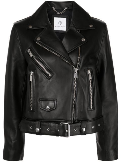 ANINE BING Benjamin leather biker jacket