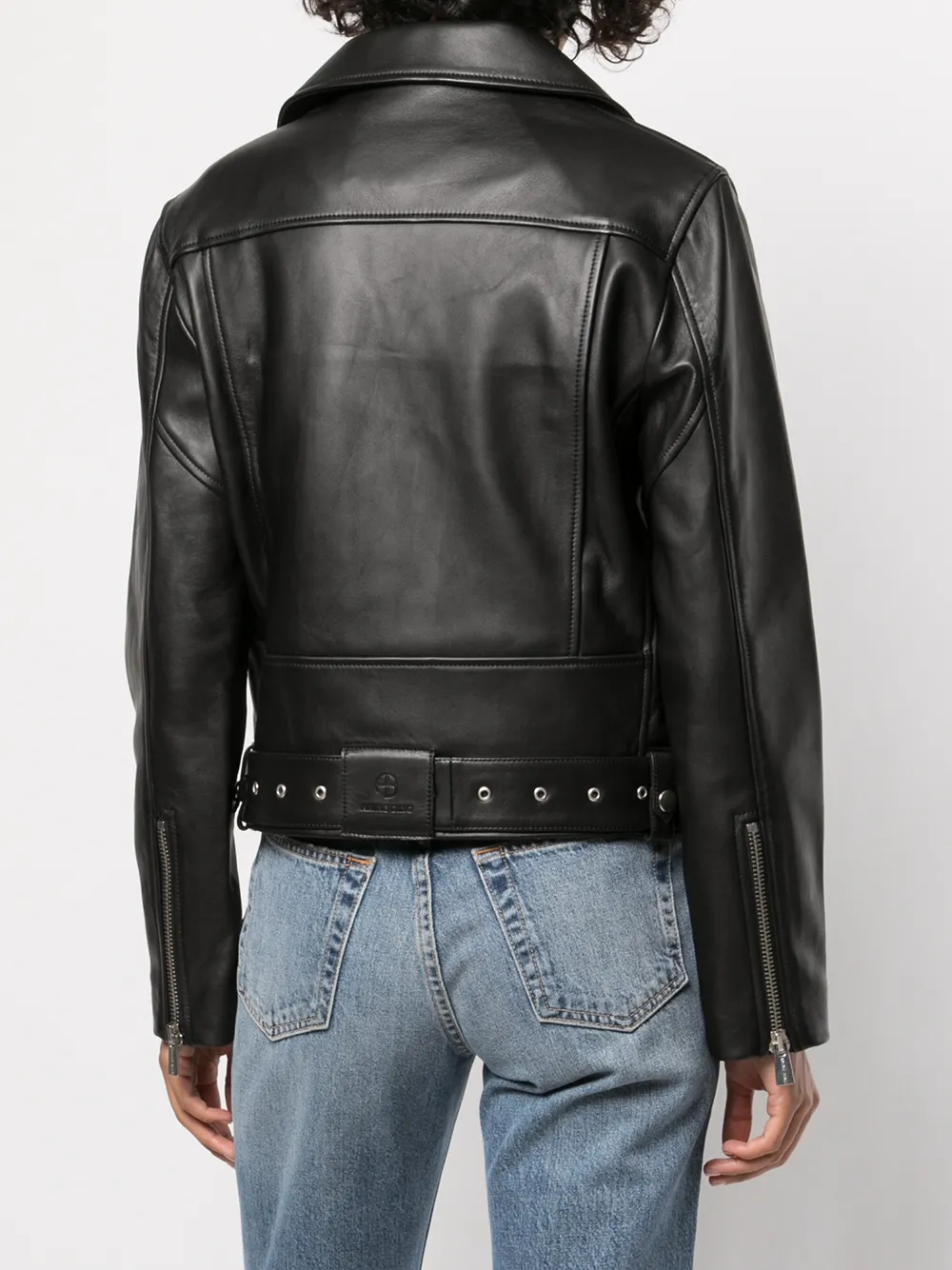 ANINE BING Benjamin leather biker jacket - FARFETCH