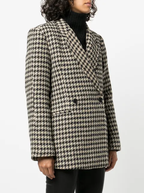 ANINE BING Kaia Houndstooth double 
