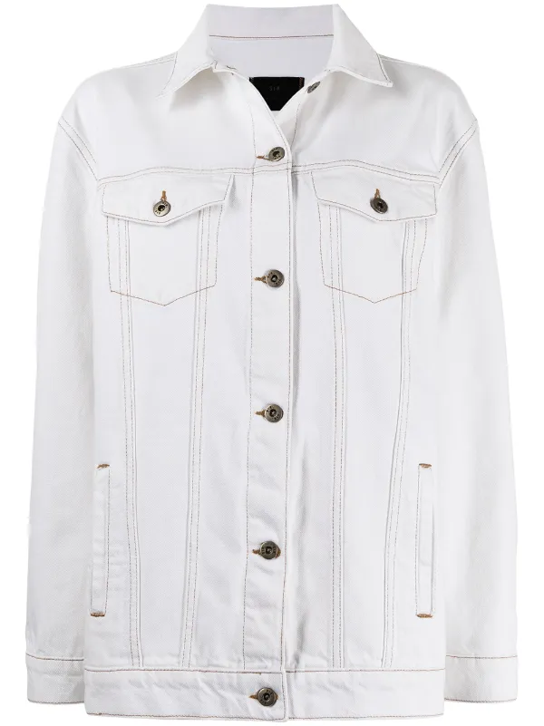 Shop SIR. cotton denim jacket with 