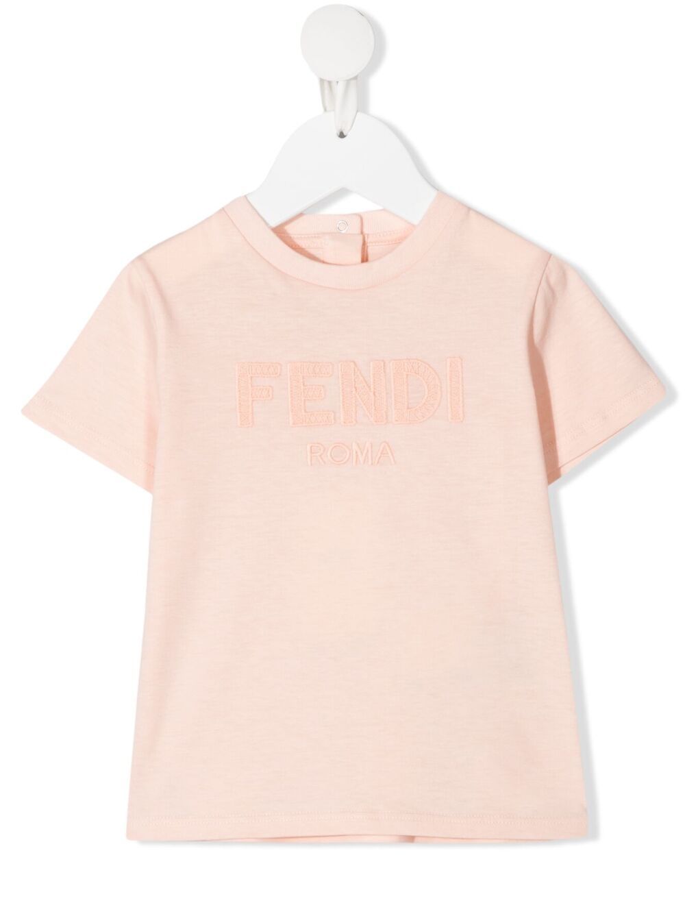 фото Fendi kids футболка с логотипом