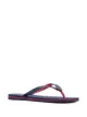 Image 2 of Polo Ralph Lauren logo print flip flops