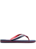 Polo Ralph Lauren logo print flip flops - Blue