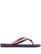 Image 1 of Polo Ralph Lauren logo print flip flops