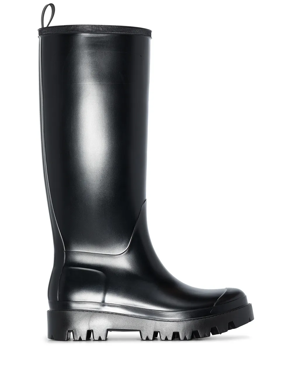 

GIABORGHINI botas de lluvia Giove Bis con tacón de 30mm - Negro